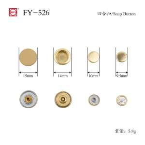 ODM FY-526# Style Snap Button Suppliers, Exporters