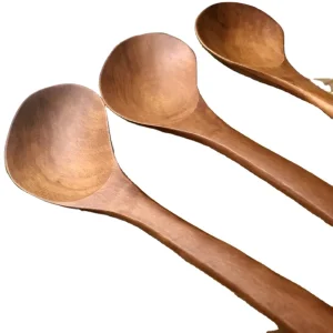 Natural Eco-friendly Cookware Non-stick Cooking Spatula Bamboo Rice Paddles Wooden Rice Paddle Serving Spoon Rice Scoop Spoon