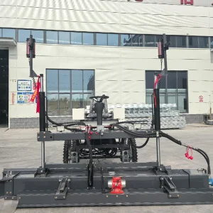 Compact Laser Controlled Concrete Floor Leveling and Paving Equipment