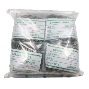 1000pcs Stainless Steel 8mm-25mm Band Spring-Loaded Shafts Watch Repair Tools Spring Bar