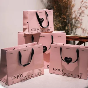 Wholesale Price Custom Printed Paper Bag Environmentally Friendly Shopping High-quality Paper Bags Clothing Packaging Paper Bags