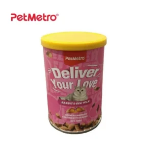 Improved Formula 100g Crunchy Shell Soft Egg Yolk Snack for Hairball Reduction Hairball Control Treats