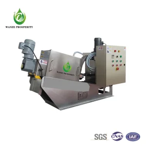 Small Sludge Stacker / Integrated Thickening and Dehydration System / SS304