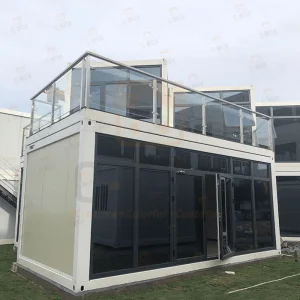 Construcción de Contenedor de Oficina Modular Móvil
