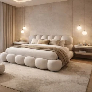 Conjunto de muebles de hotel de lujo europeo para dormitorio personalizado