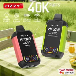 Original Design Nicotine Salt E-Juice Disposable China Factory Customizable Vape Fizzy Nova Disposable 30000 40000 50000 60000 Puffs E-Cigarette Bar Vape Pen