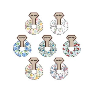 Wholesale Custom Velvet Zipper Pocket Hair Ties