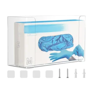 Dispenser Organizer Clear Acrylic Glove Box Holder for Gloves (YQD9-2)