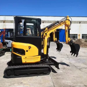Mini Excavator 2 Ton3ton with Engine/Yanmar Engine/ Swing Boom/Extendable Tracks/Hydraulic Thumb
