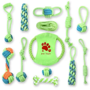 Coffee Wood Dog Chew Rope Knot Toy