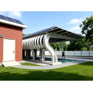Customized Excellent Water-Proof Steel Parking Mounting Brackets Solar Panel System PV Carport/Car Park Solar Carport