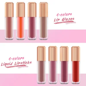 Professional Cosmetics16 PCS Makeup Set for Lip Glaze &Lip Oil&amp; Lip Gloss Collection