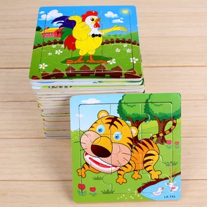 Wooden Puzzles for Toddlers 9 Pieces