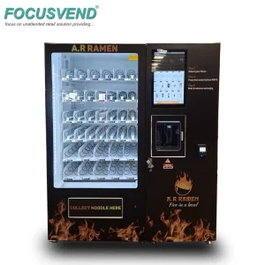 21.5-Inch Commercial Noodle Vending System with Heated Water