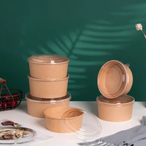 100% Premium White Pulp/kraft/bamboo Fiber Salad Bowls - FDA Approved &amp; Leakproof