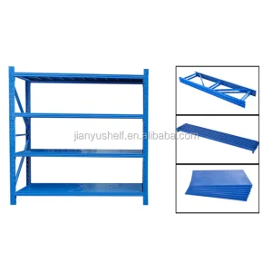 JZA 4-Layer Steel Wire Shelving & Shuttle Rack 1000kg Load Capacity Weather Resistant Anti-Rust Durable Warehouse Storage
