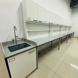 Modern Modular Lab Workbench Stainless Steel Sink Rack