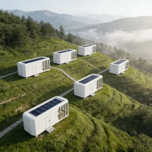 Casa cápsula prefabricada modular