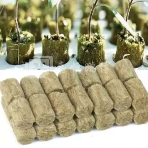 Modern Design Greenhouse Hydroponic Vegetable Planting Rock Wool Cubes Heat Insulation Materials for Soilless Cultivation