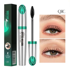 Wholesale Private Label Lomg Lasting Volumizing 4D Silk Fiber Eyelash Extension Mascara