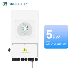 Inversor Híbrido Solar Personalizado Barato Bom Preço Deye 3 Fase 5kw 8kw 10 Kw 48V 3-Phasing com Controlador de Carga MPPT