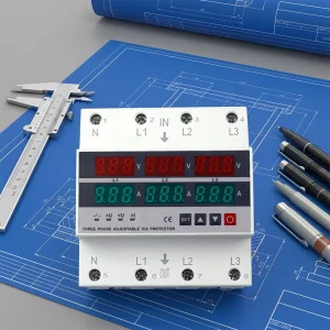 DIN Rail Mounted Over Under Voltage Protector
