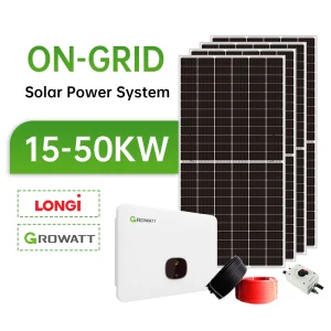 10KW 15KW 20KW 50KW Home Solar Power System Grid Tied Solar Panels with Battery and Inverter 30kw 50kw Solar Panel System