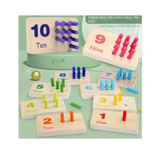 Early Childhood Educational Toys Wooden Enlightenment Mathematics Teaching Aids for Arithmetic Addition Subtraction Training