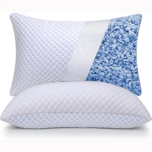 Wholesale Ice Cooling Bamboo Pillow Washable Cover Shredded Memory Foam Pillow for Adjust Loft