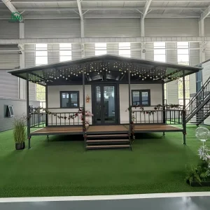 Casa prefabricada de lujo móvil expandible, impermeable y aislada, certificada CE, directa de fábrica, para Airbnb, tipo granny flat, pequeña y plegable