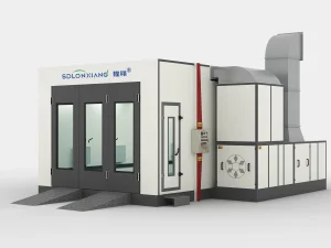2025 نظام جديد لكابينة رش السيارات مع إضاءة LED تجفيف أسرع تقنية فرن مسحوق كهربائي يعمل بالديزل للدهان والخبز