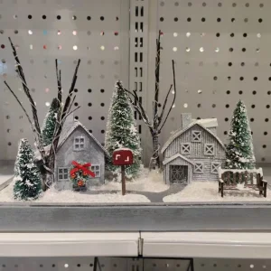 OEM Factory Design Custom Christmas Paper House Castle Villa Christmas Holiday Decorations Pure Handmade Crafts