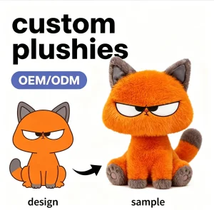 Custom Plush Cat Super Soft Plush Pillow Cute Kitten Stuffed Animal Doll PP Cotton Anniversary Kids Stress Relief Gift Toy