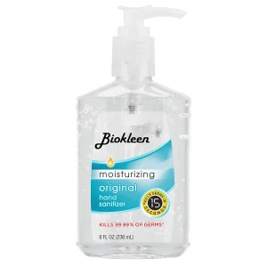 Biokleen ODM OEM 236ml 8 Ounce Custom Wholesale Bulk Liquid Antiseptic Washing Deep Cleaning Gel Anti-Bacterial Hand Sanitizer