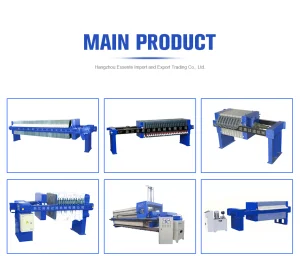 Special Environmental Protection Automatic Hydraulic Chamber Diaphragm Filter Press: New Product 2024, Featuring Pump Frame Press Plate