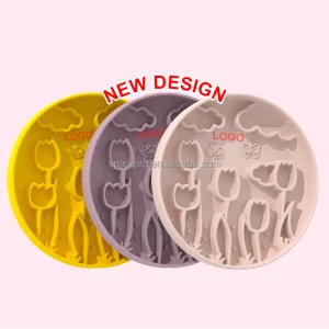 2026 Design Pet Silicone Slow Feeder Dog Bowl