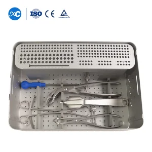 Orthopedic Surgical Ao Model Large &amp; Small Fragment Locking Bone Plate Instruments Set