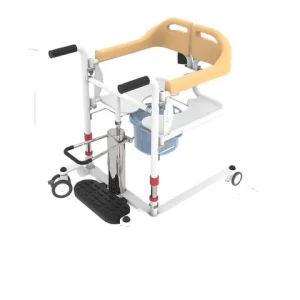 Folding Multi-Function Lifter Hydraulic Commode Patient Lift Transfer Chair with Factory Price