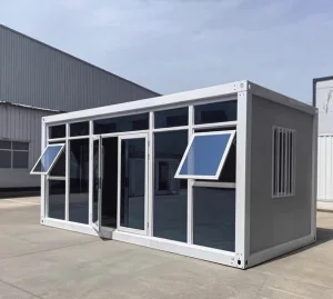 House Prefabricated Homes 20ft House Prefabricated Flat Pack Homes for Hotels Office Buildings Apartments Malls Outdoor Spaces