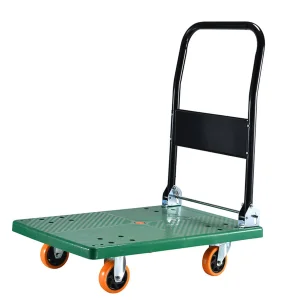 Silent Trolley Logistics Transporter Pulling Cargo Plastic Thickened Trolley