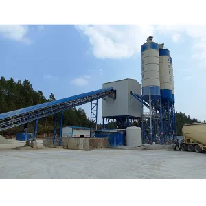 Automatic Control Centrale a Beton 120 M3/H Stationary Concrete Mixing Batching Plant