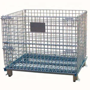 Mracking Euro Customized Welded Warehouse Powder Coated Collapsible Stackable Logistics