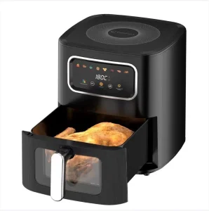 10L Cross-Border Visible Air Fryer Modern Square Design