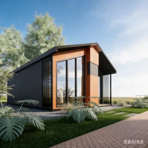 Estética de casas contenedor modulares de alta gama para experiencias de glamping boutique