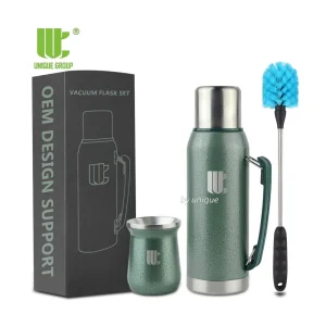 Portable Stainless Steel Thermal Flask with Double Wall Vacuum Insulated Bottle for Hot Drinks and Travel OEM