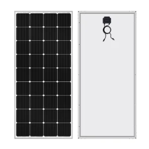 High-Efficiency 100 Watt 12 Volt Monocrystalline Solar Panel for RV Marine Rooftop Farm Battery and Off-Grid Applications
