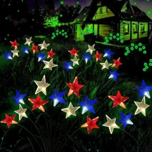 Luzes de Cordão Solar para Jardim e Pátio de Fada ao Ar Livre Od023-24