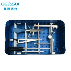Medical Orthopedic Traumal Instrument Kit Femoral Neck Internal Fixation System Instrument Set