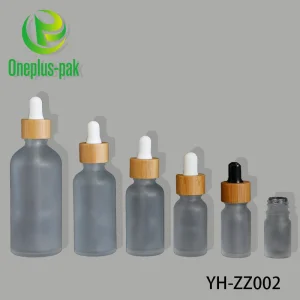 Bamboo Closure Glass Bottle