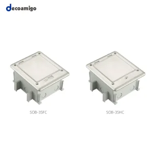 Receptáculos de tomada de piso elétrico à prova d'água do novo tipo Decoamigo